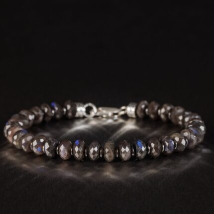 Black Labradorite Bracelet I  (8mm)